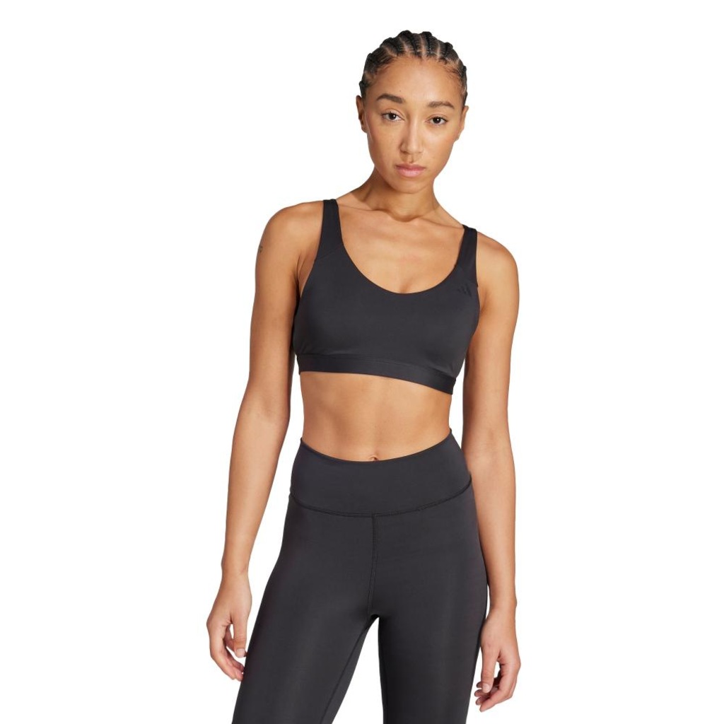 Top Feminino adidas All Me Essentials de suporte médio