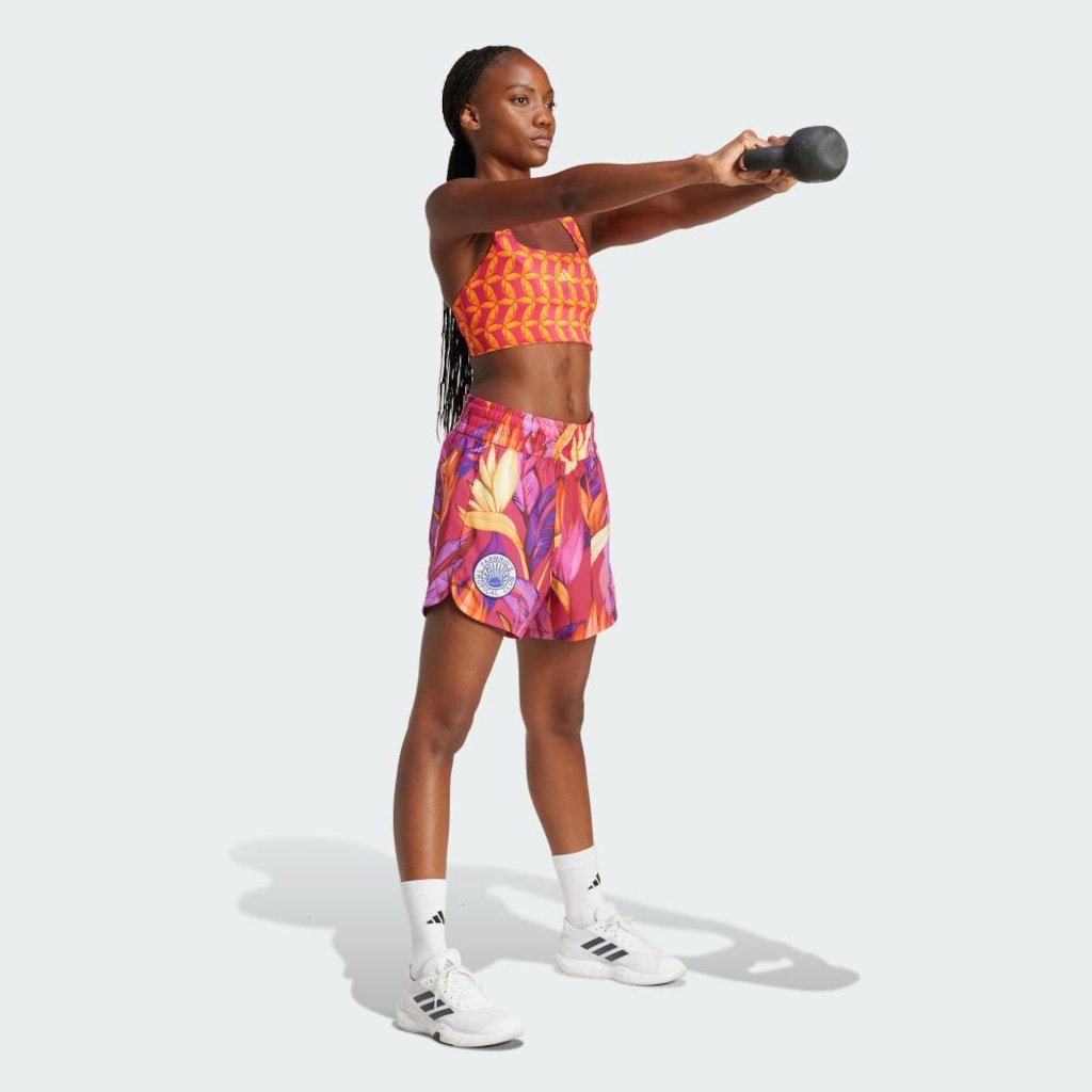 Imagem 4 do produto Top Médio Suporte Feminino adidas x FARM Rio