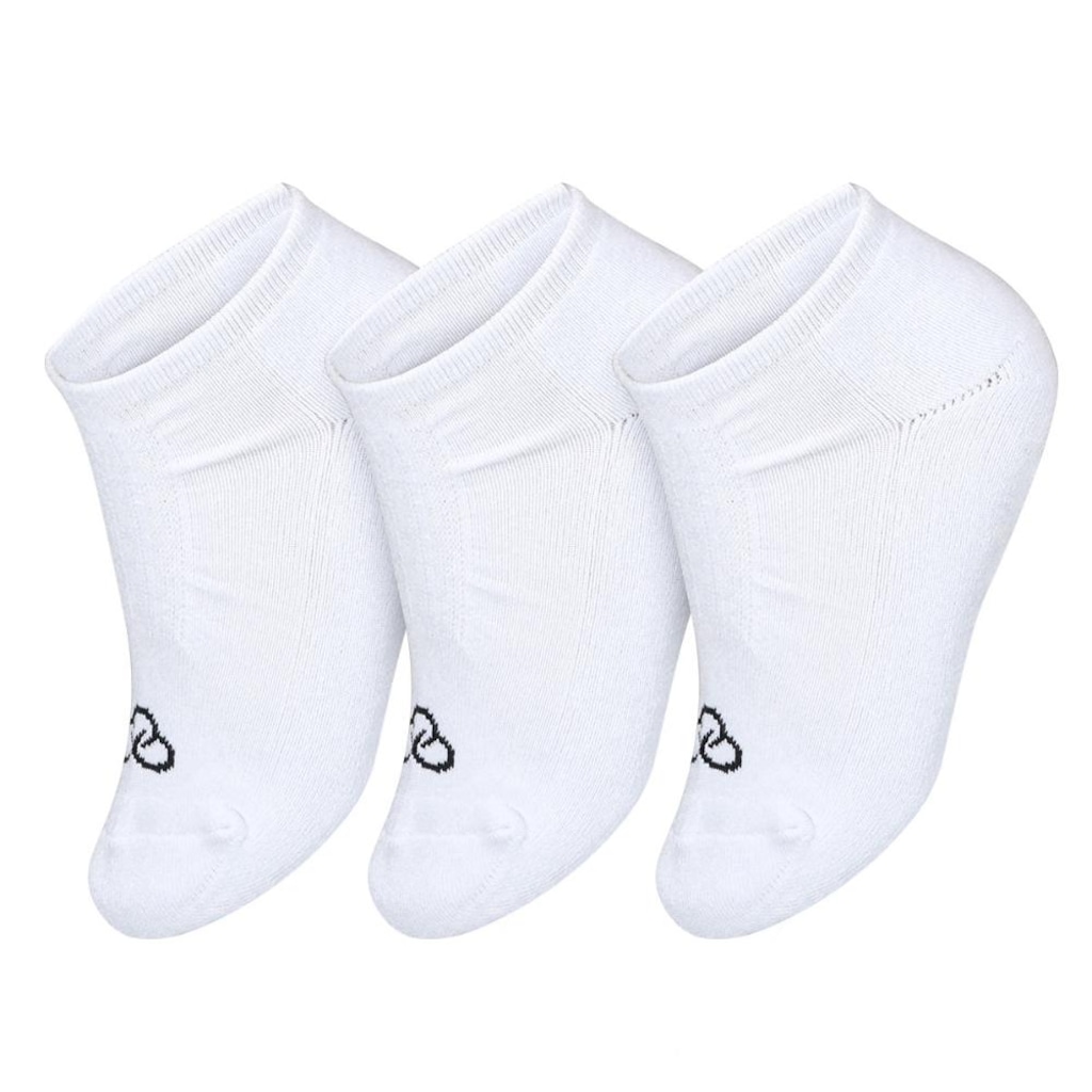 Meia Cano Curto Olympikus Pack com 3 Pares