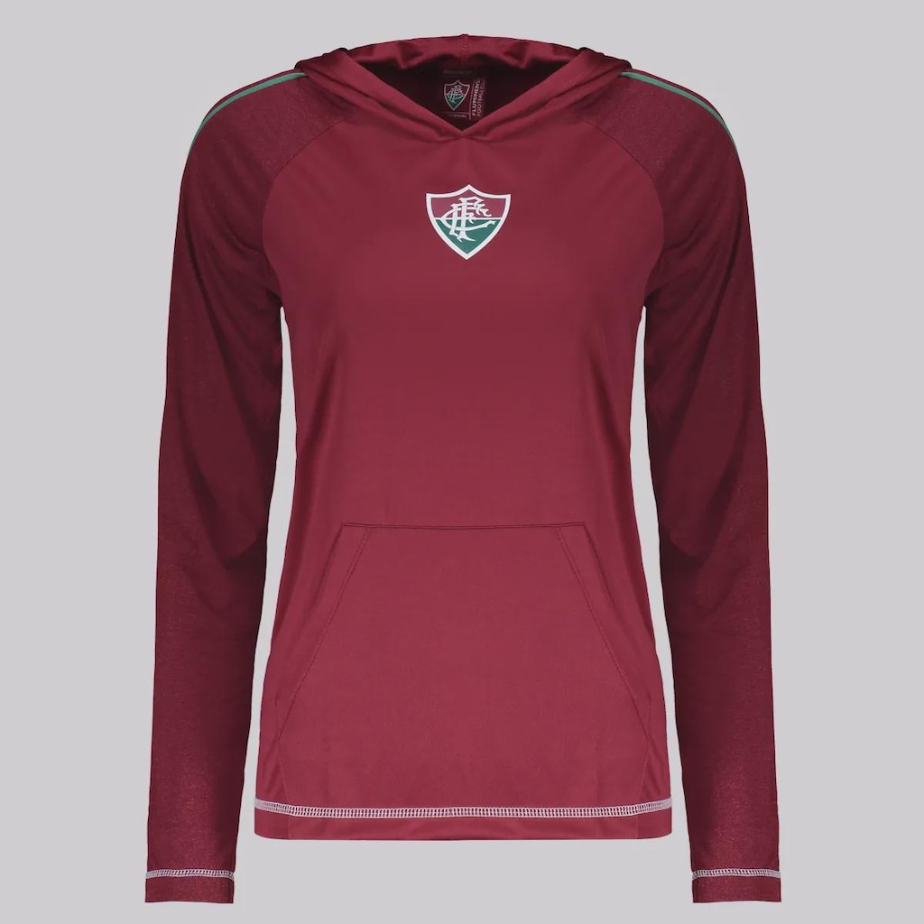 Camisa do Fluminense Manga Longa Laçado FutFanatics Feminina