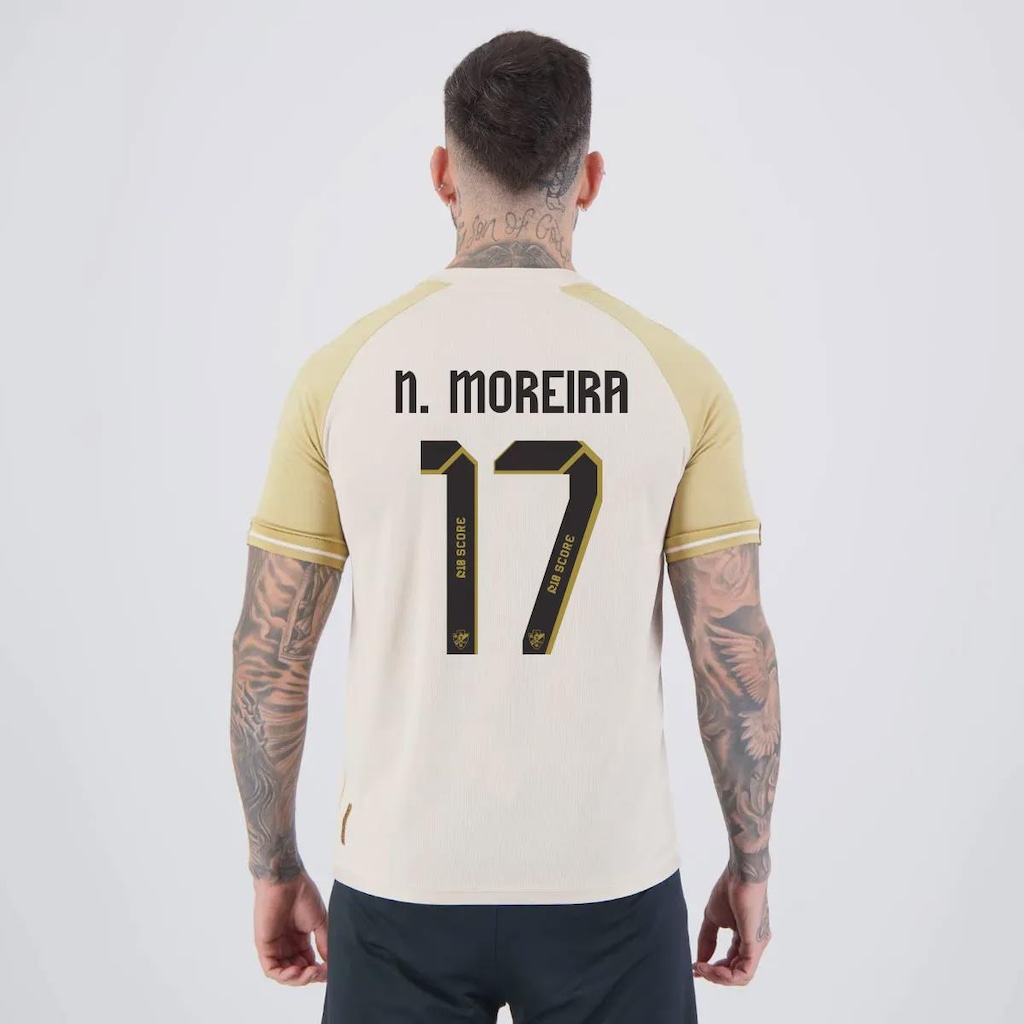Camisa do Vasco III 24/25 Kappa 17 N. Moreira Masculina