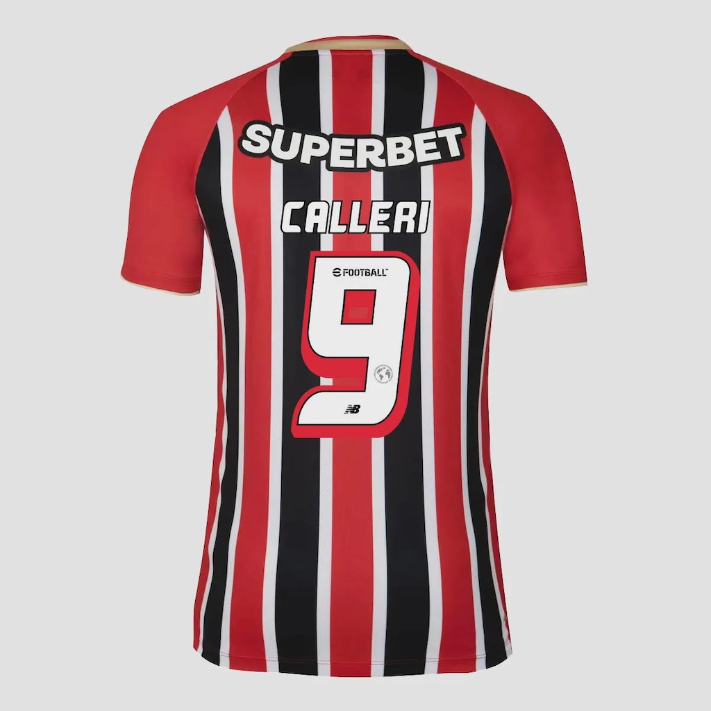 Camisa do São Paulo II 25/26 New Balance 9 Calleri Masculina