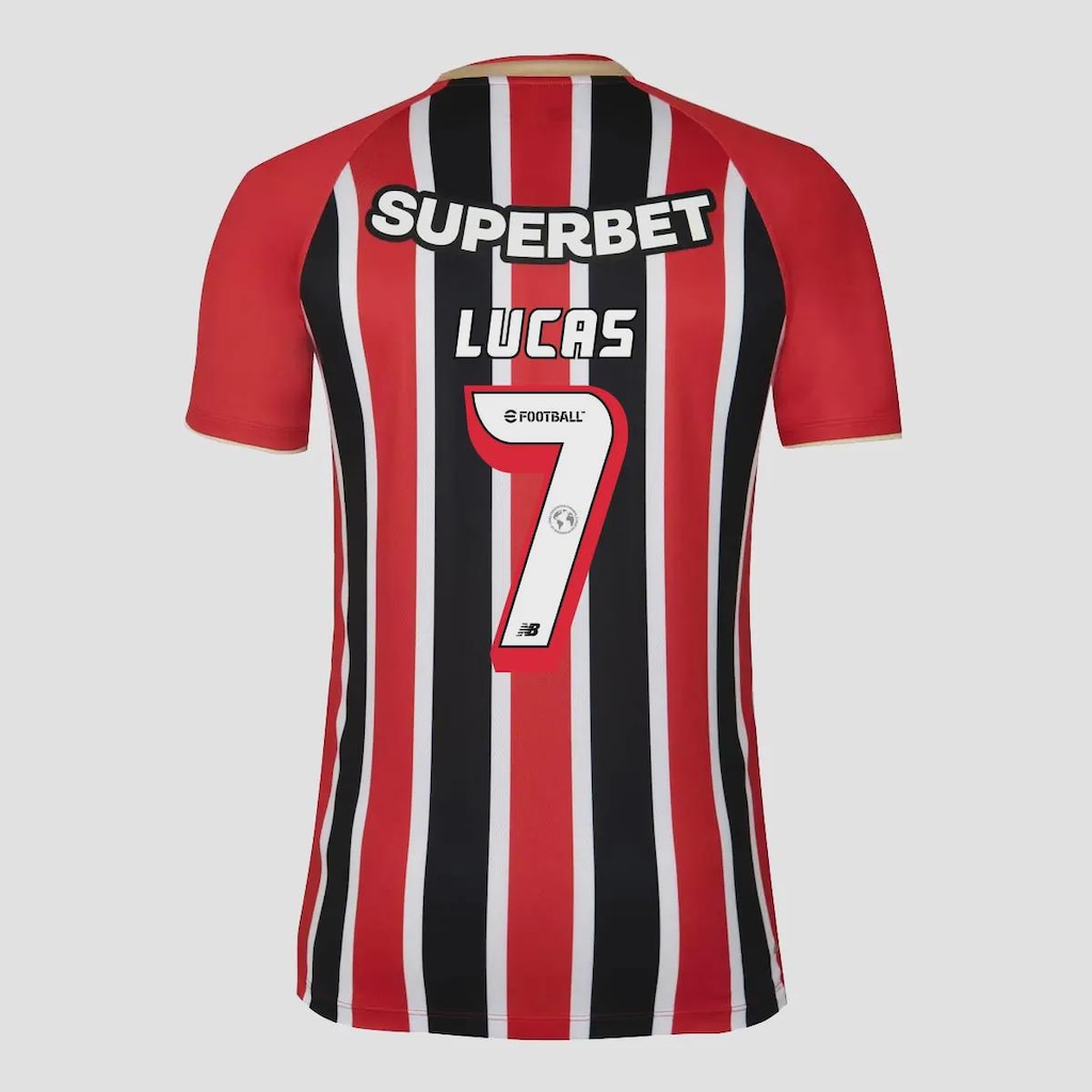 Camisa do São Paulo II 25/26 New Balance 7 Lucas Masculina