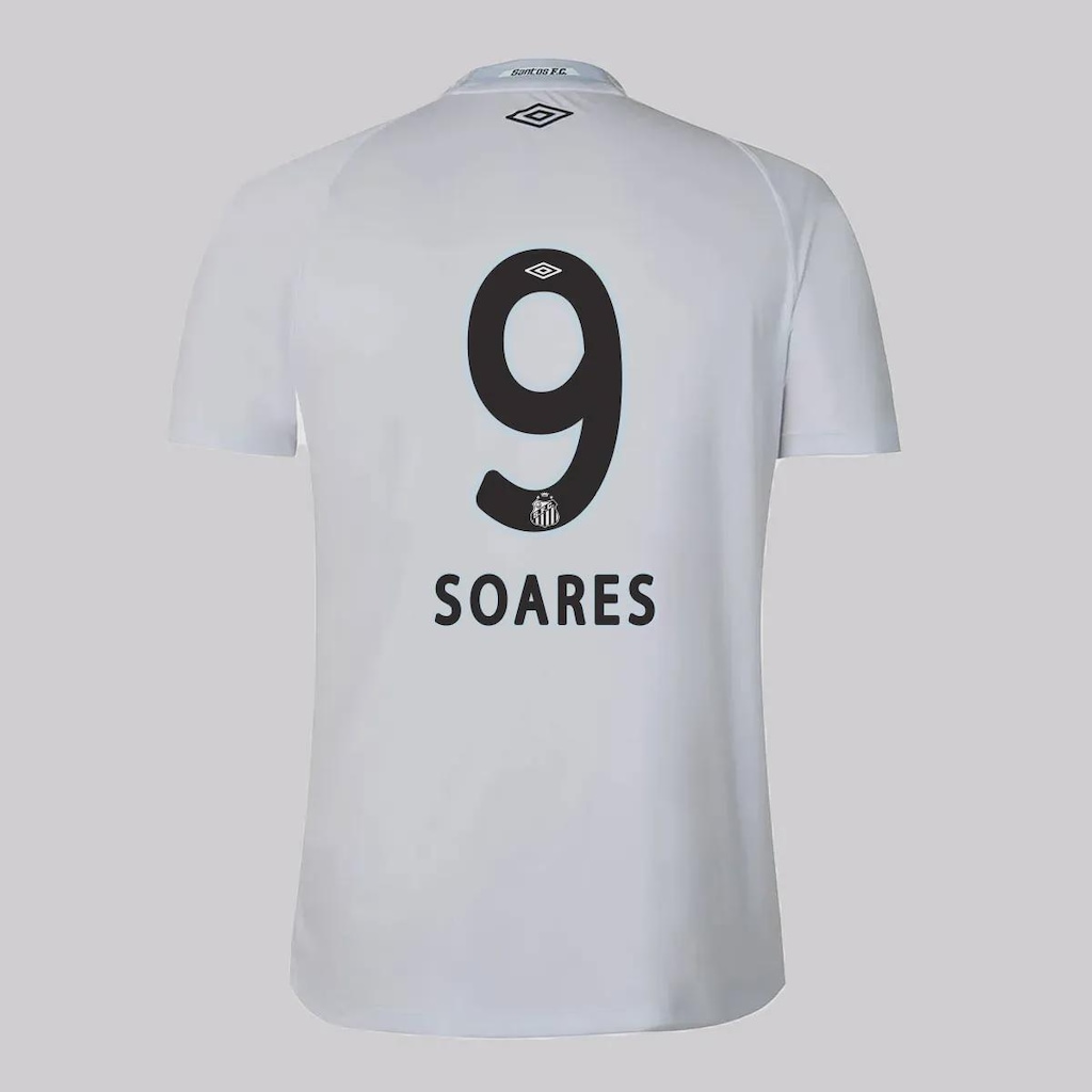 Camisa do Santos I 25/26 Umbro 9 Soares Masculina