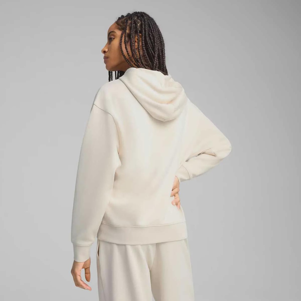 Imagem 2 do produto Blusão de Moletom Feminino Puma com Capuz ESS Relaxed