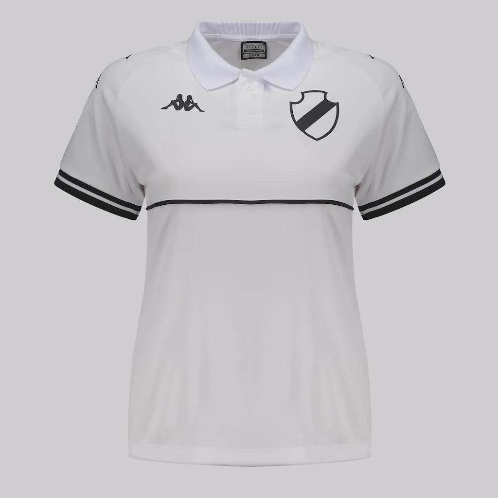 Camisa Polo do Vasco Kappa Supporter Monochromatic Feminina
