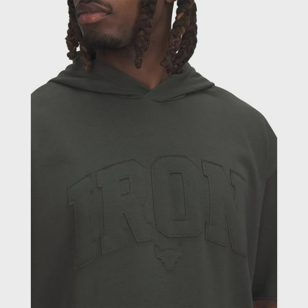 Imagem 3 do produto Camiseta de Moletom Under Armour Project Rock Terry Masculina