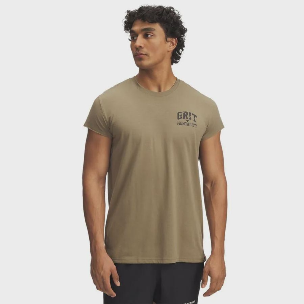 Camiseta Under Armour Project Rock Cap Sleeve Masculina