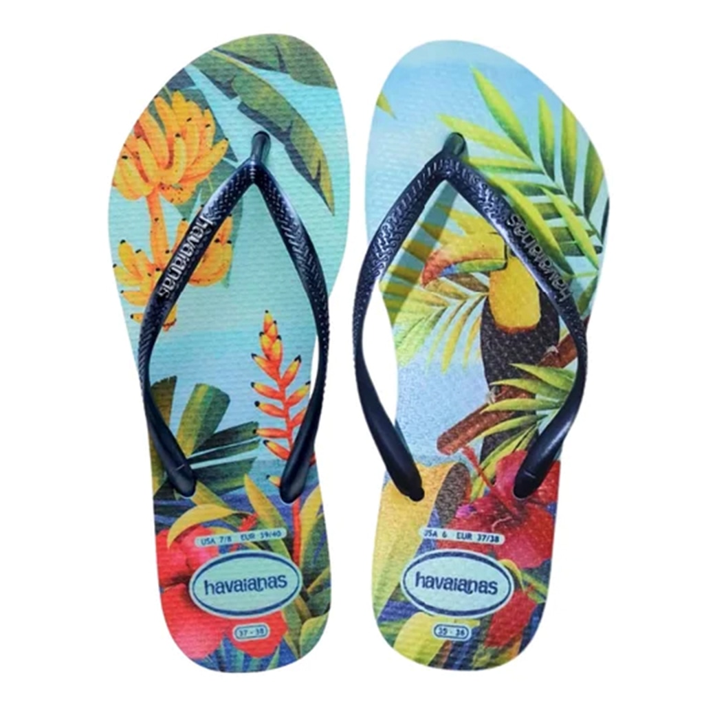 Chinelo Havaianas Slim Tropical - Foto 1