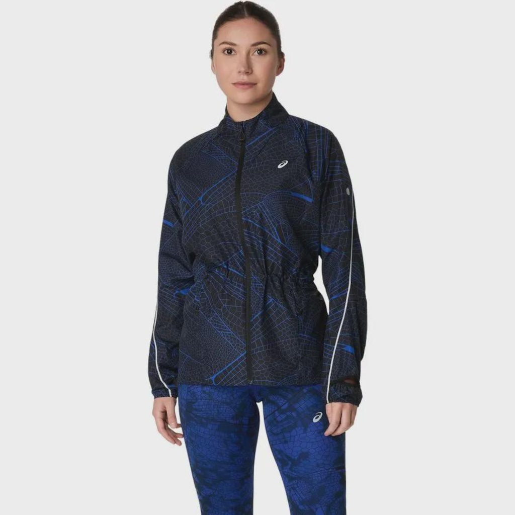 Jaqueta Feminina Asics sem Capuz Road Lite-Show Packable