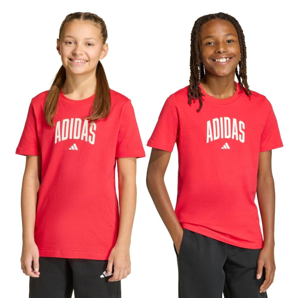 Camiseta infantil adidas Universitária