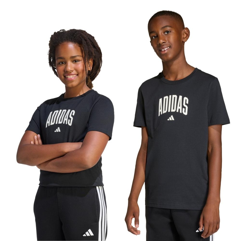Camiseta infantil adidas Universitária