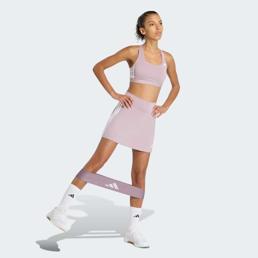 Imagem 4 do produto Short-Saia Feminino Adidas Treino Essentials Três Listras