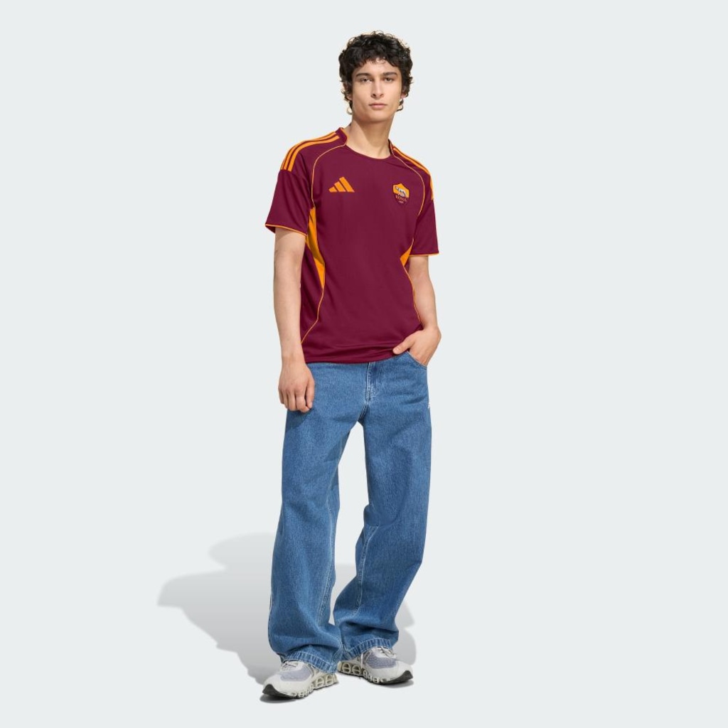 Imagem 4 do produto Camisa AS Roma I 25/26 Masculina Adidas