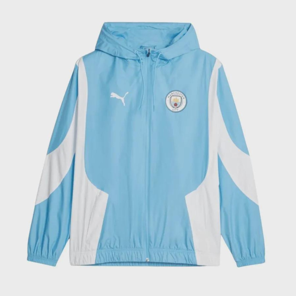 Jaqueta Masculina Manchester City 23/24 Puma Pré-Jogo