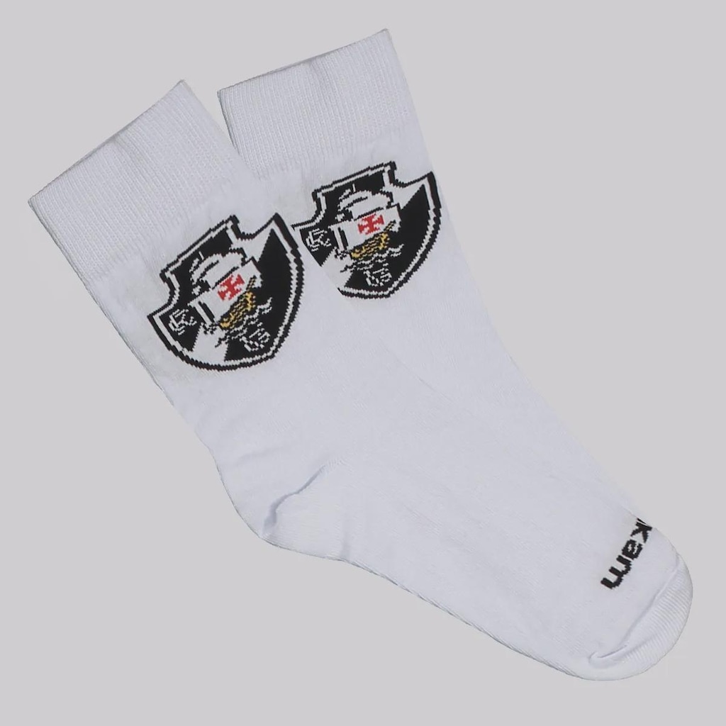 Meia Cano Alto do Vasco FutFanatics Casual Infantil