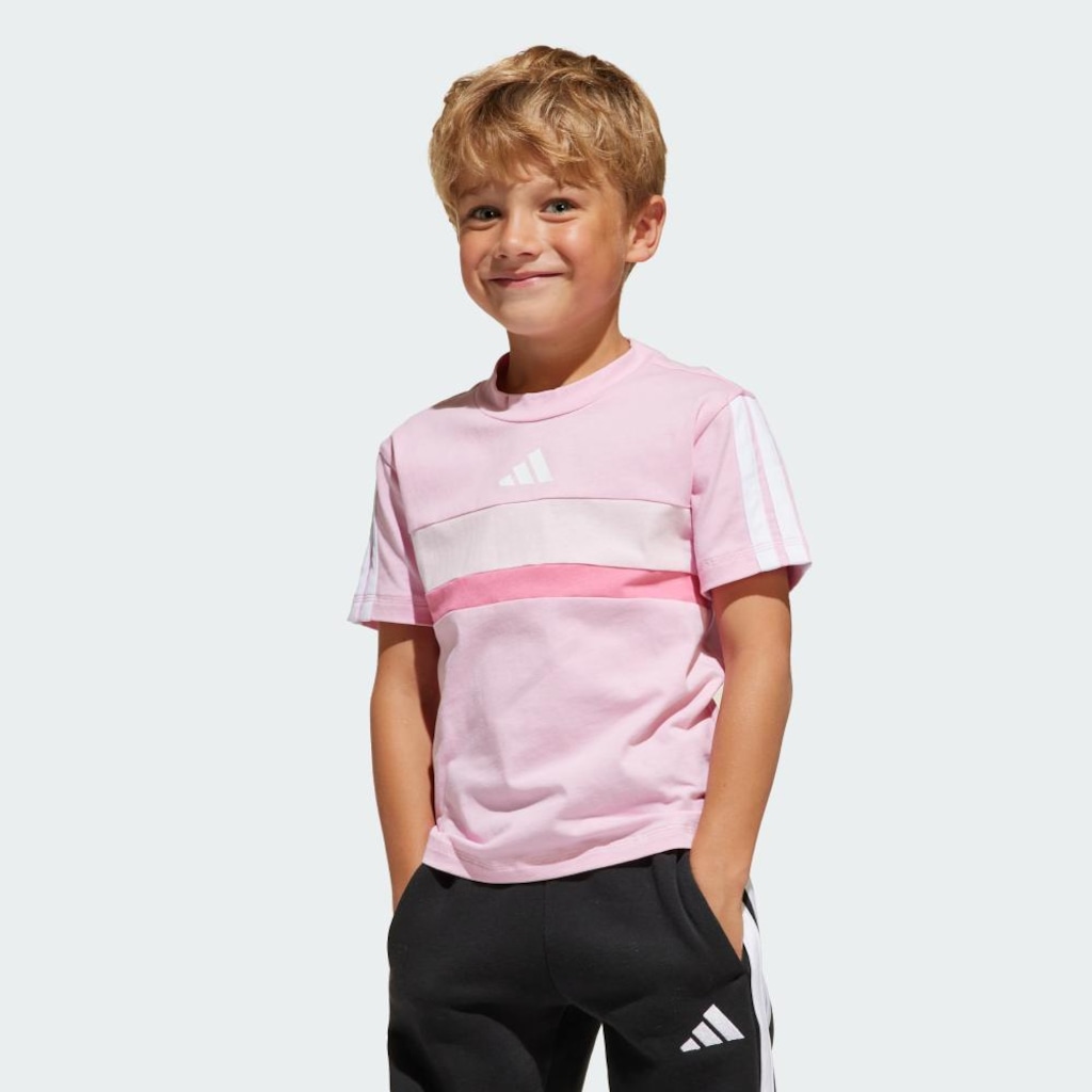 Imagem 3 do produto Camiseta Infantil Adidas Seasonal Essentials Tiberio Três Listras