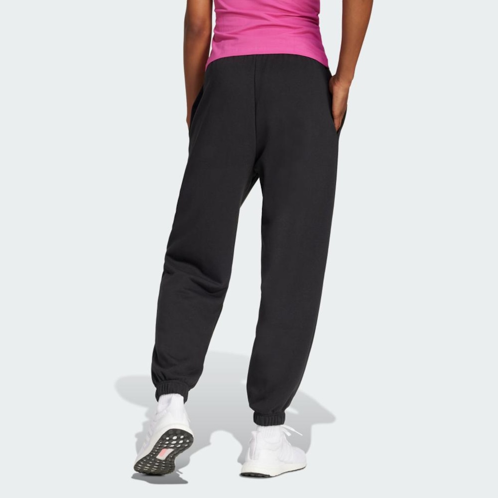 Imagem 3 do produto Calça Moletinho Feminina Adidas Essentials Linear Cuffed