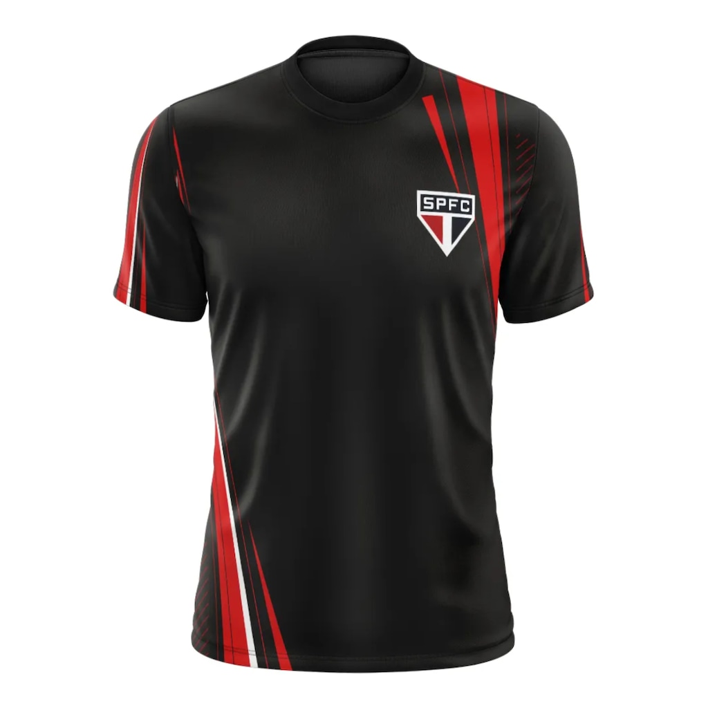 Camisa São Paulo Power Preta Hyperbole Masculino