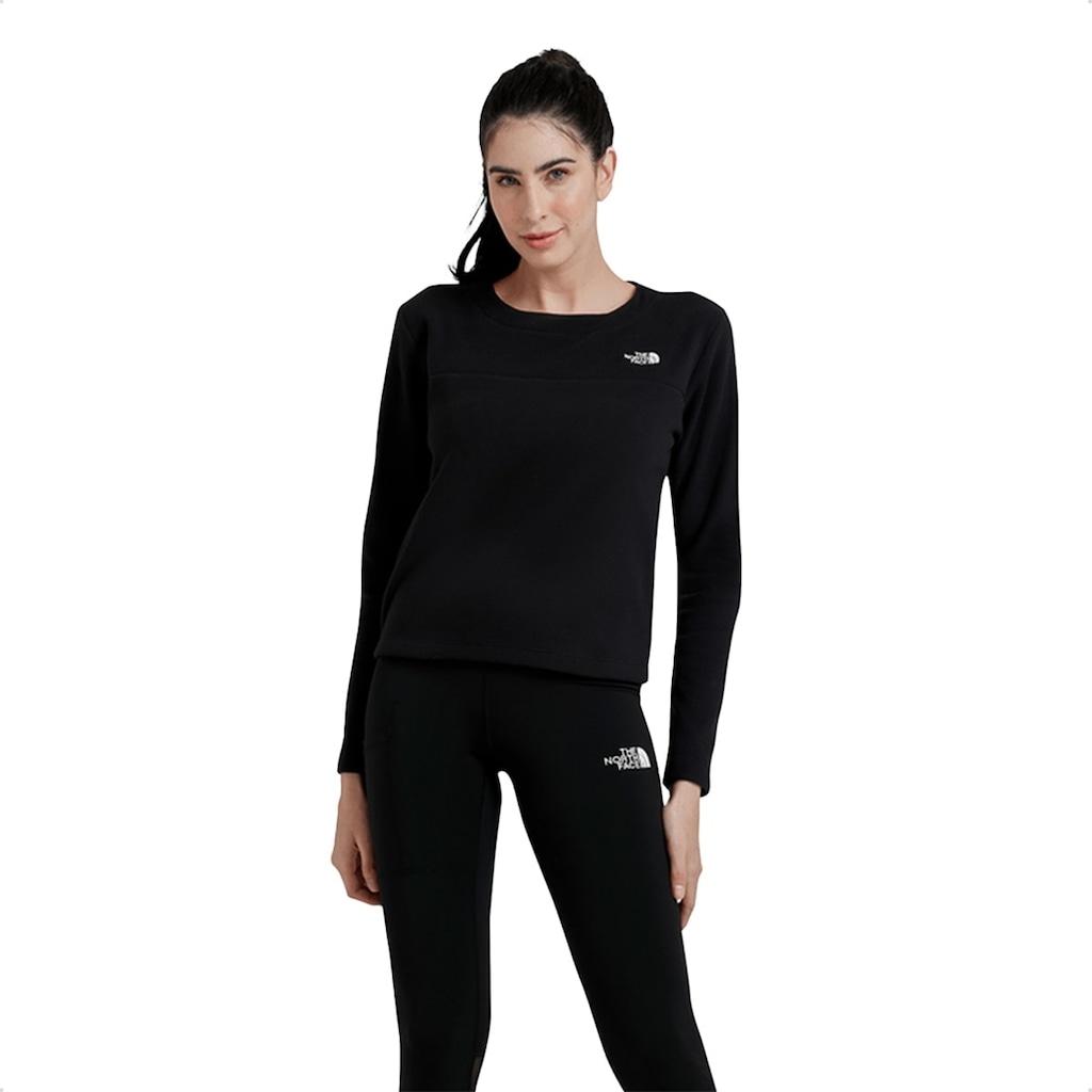 Blusa The North Face TKA 100 Fleece Glacier Crew  Feminino