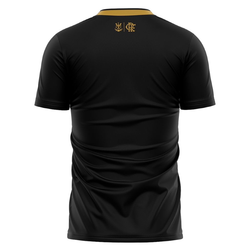 Imagem 2 do produto Camisa Flamengo Brook Preta Braziline Masculino