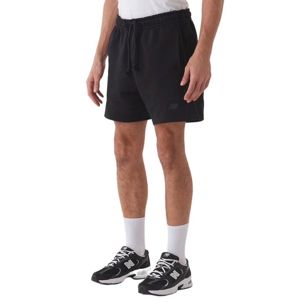 Short New Balance Moletom Athletics Small Logo 5" Masculino