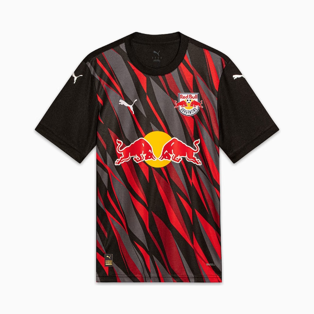 Camisa Red Bull Bragantino 2025 Uniforme 3 Torcedor Puma Masculino
