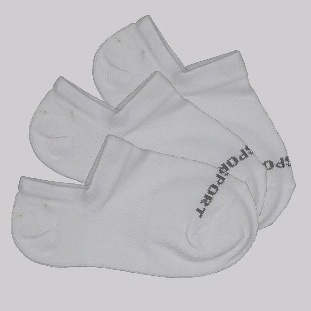 Meia Sapatilha Lupo Sport - 3 Pares - Unissex