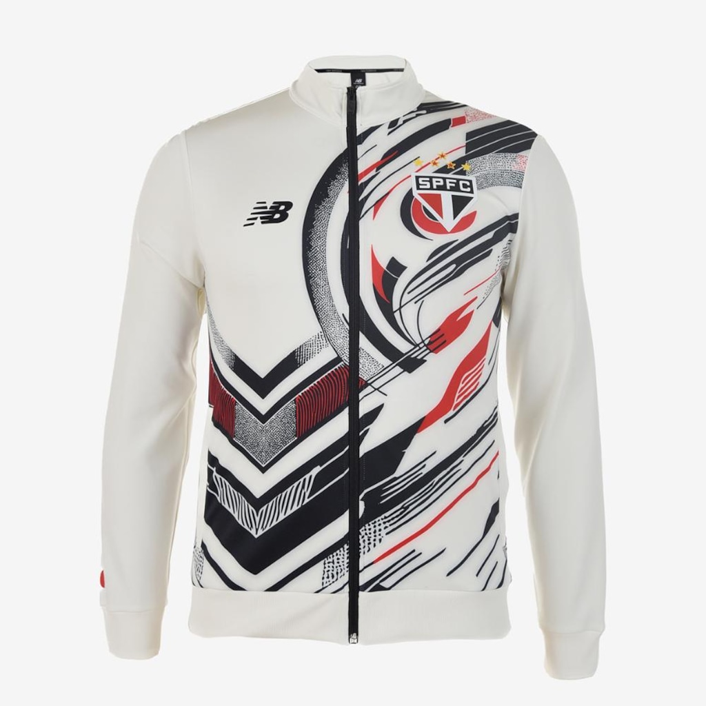 Jaqueta Pré Jogo São Paulo 2025 New Balance Masculina