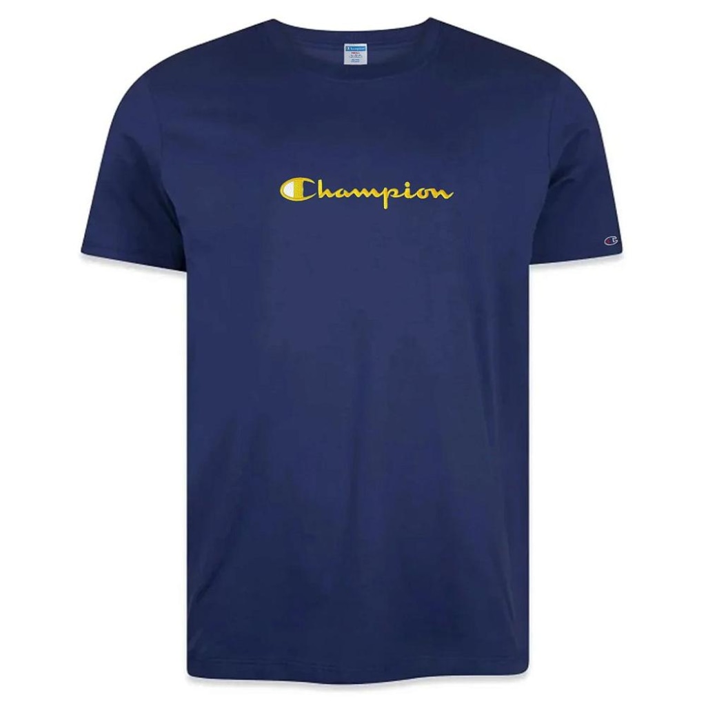 Camiseta Manga Curta Champion Malhão Mc Heritage Script Masculina