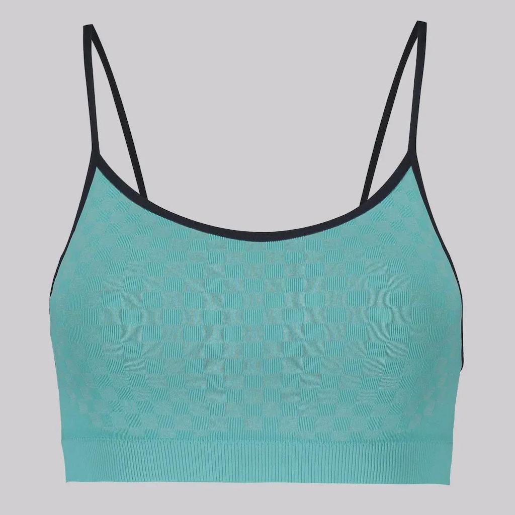 Imagem 3 do produto Top + Shorts Selene Quadriculado com Bojo Removível Feminino