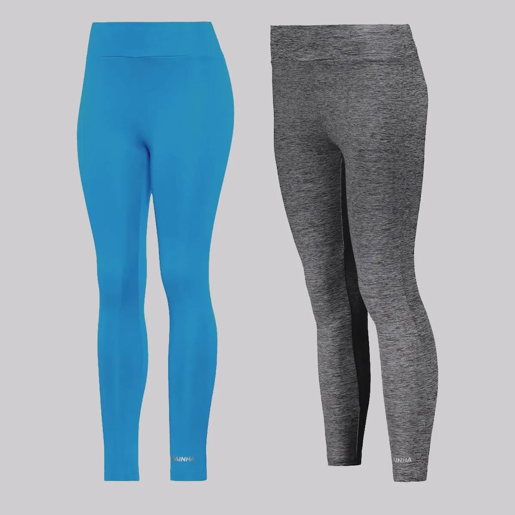 Calça Legging Rainha Classic UV 50+ Joy II - 2 Unidades - Feminina