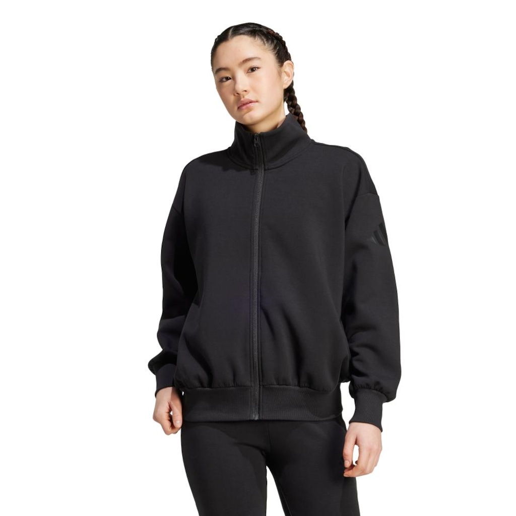 Top Feminino Adidas ALL SZN Soft Lux Loose Full-Zip