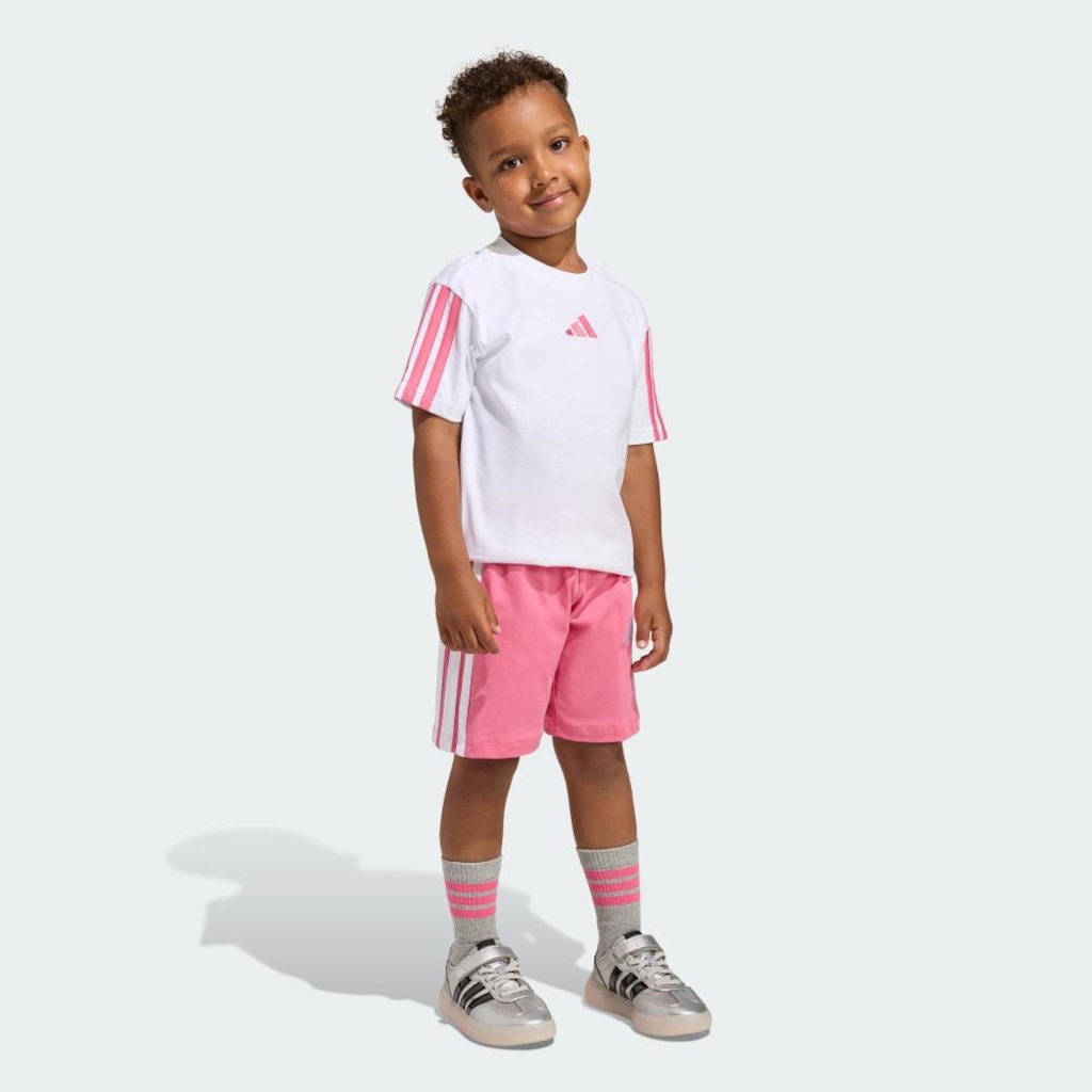 Imagem 3 do produto Conjunto Camiseta + Shorts Infantil adidas Essentials