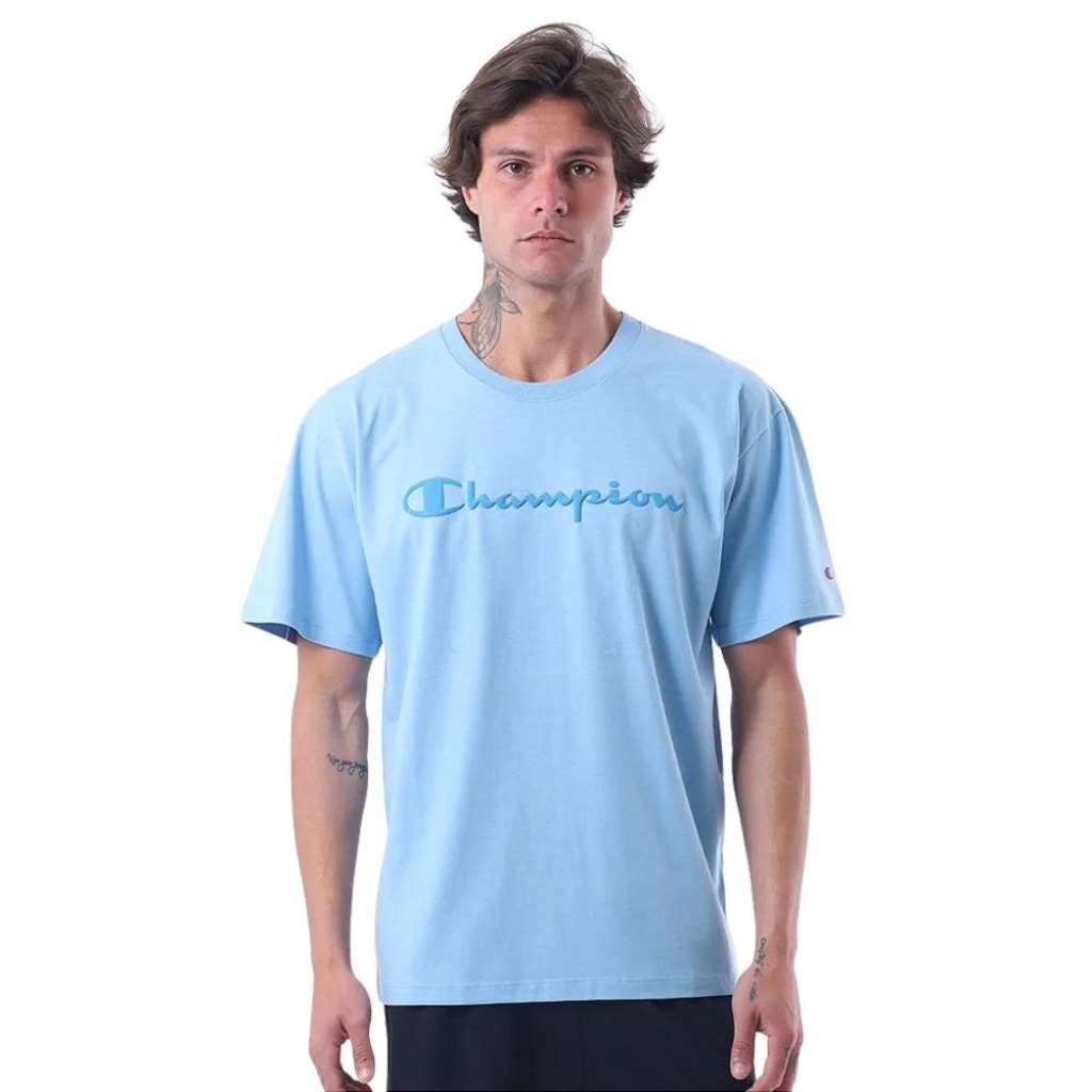 Camiseta Masculina Champion Malhão Script
