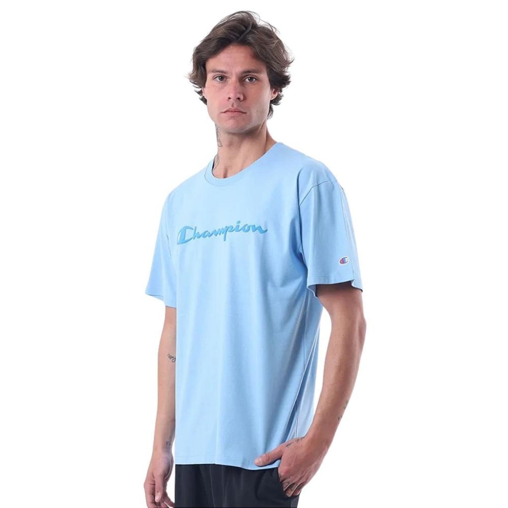 Imagem 2 do produto Camiseta Masculina Champion Malhão Script