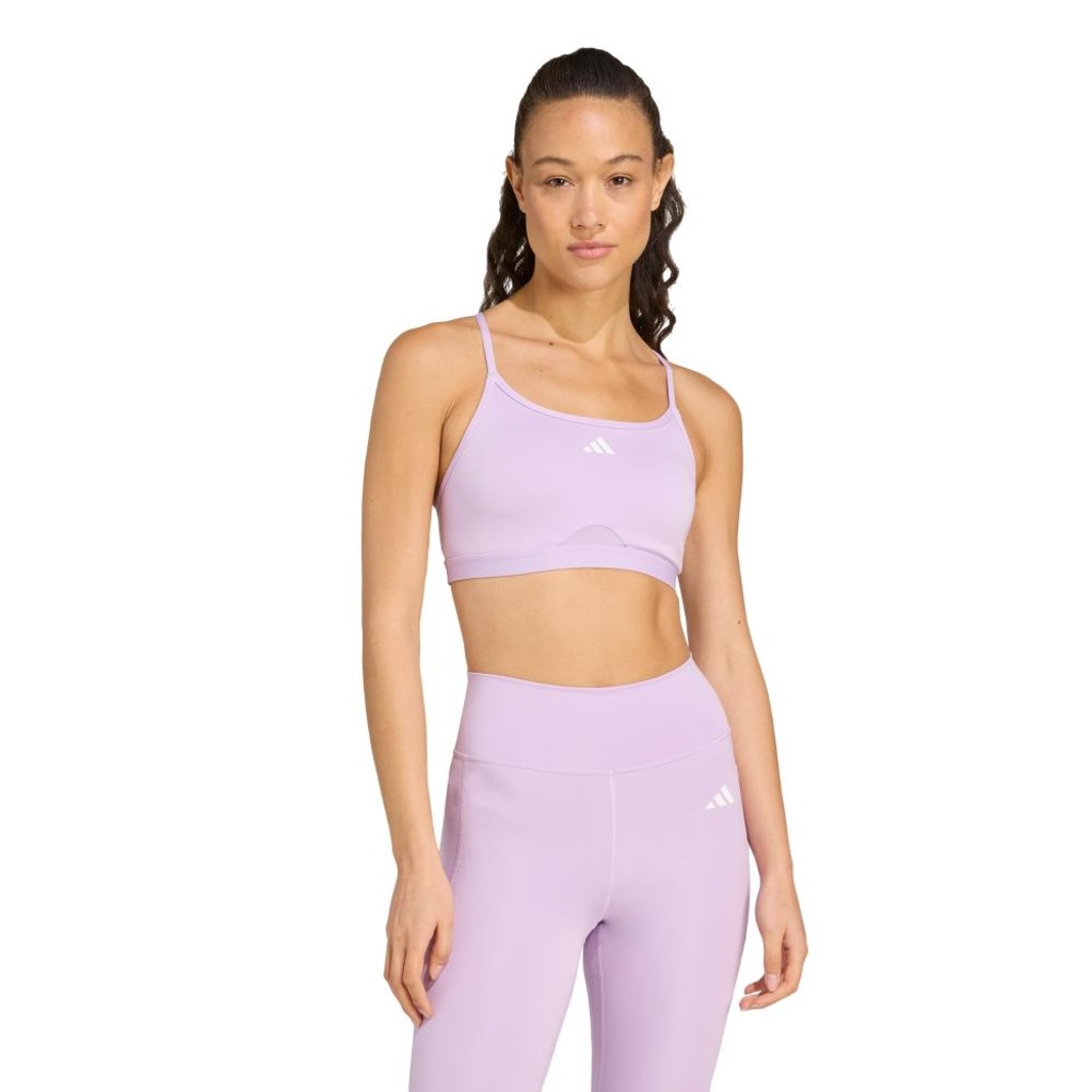 Top Feminino adidas Aeroreact Training Três Listras