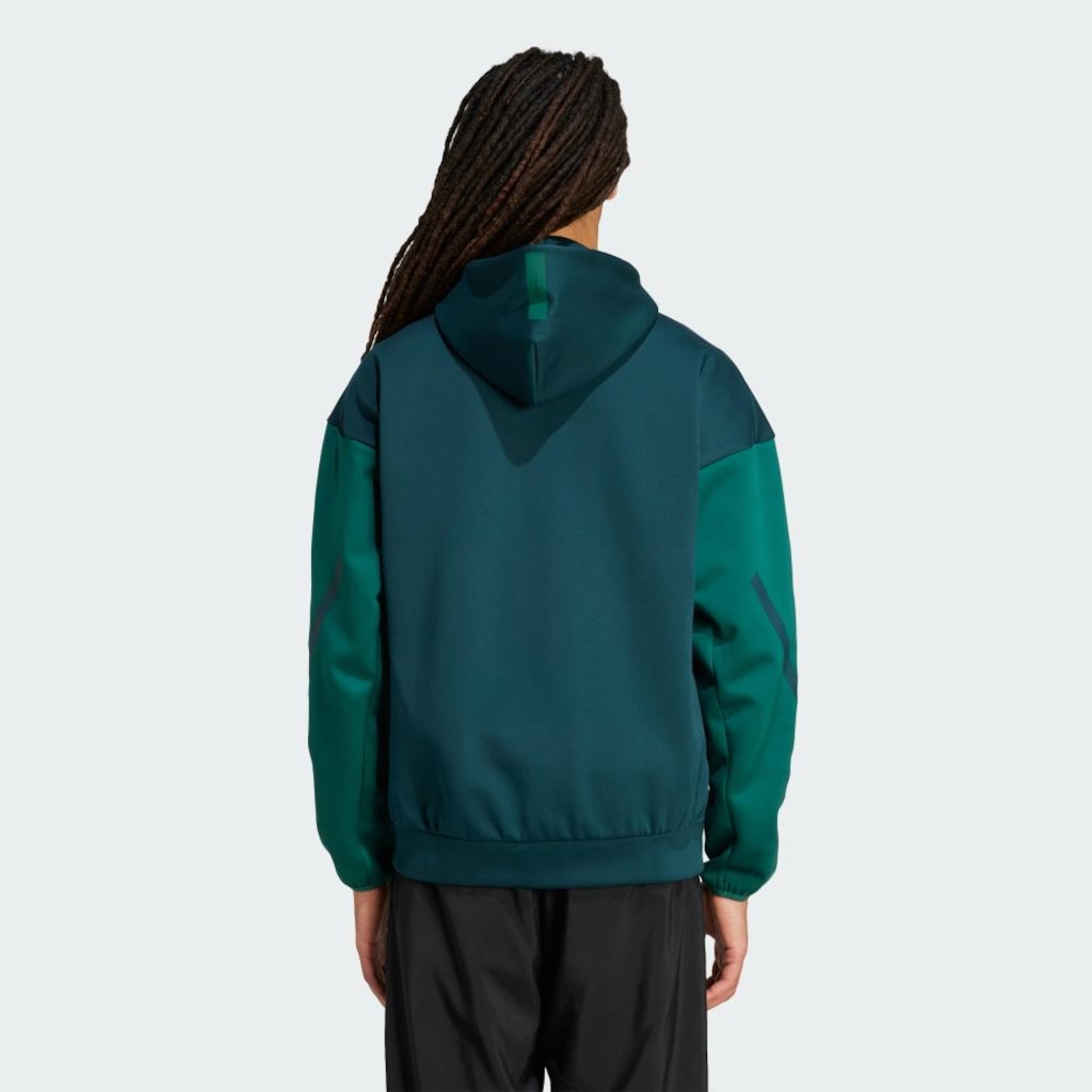 Imagem 3 do produto Blusão de Moletom com Capuz Masculino adidas Z.N.E. Full-Zip