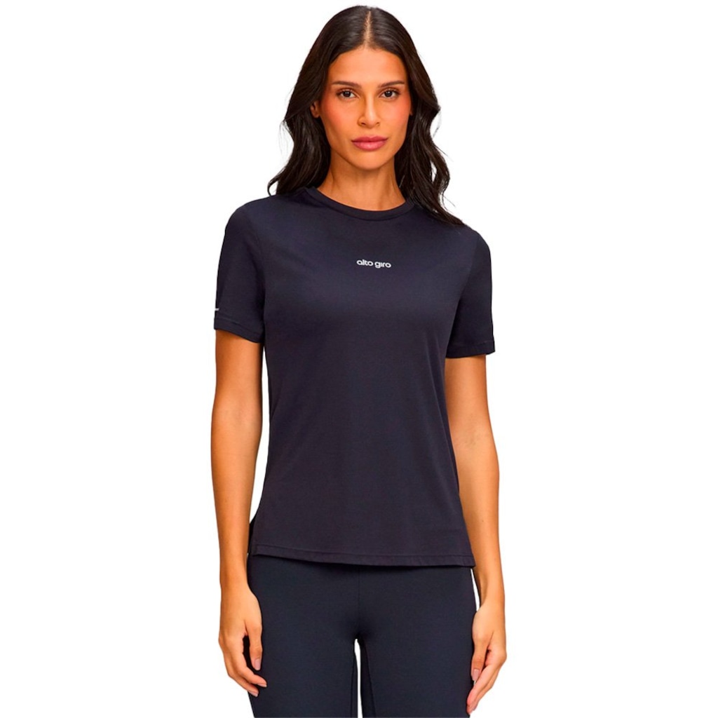 Camiseta Alto Giro Básica Refletivos Feminina