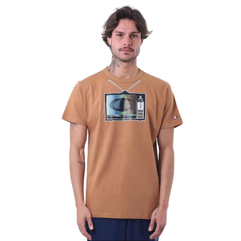 Camiseta Masculina Champion Malhão Mc Logo Channel
