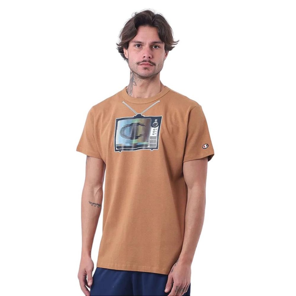 Imagem 2 do produto Camiseta Masculina Champion Malhão Mc Logo Channel