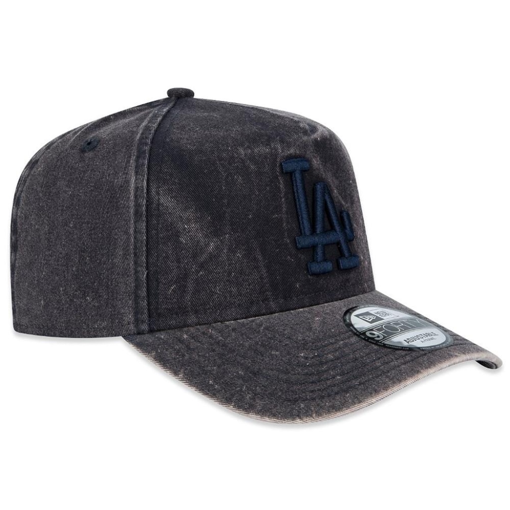Imagem 4 do produto Boné Masculino New Era 940 A-Frame Los Angeles Dodgers Snow Wash Cinza