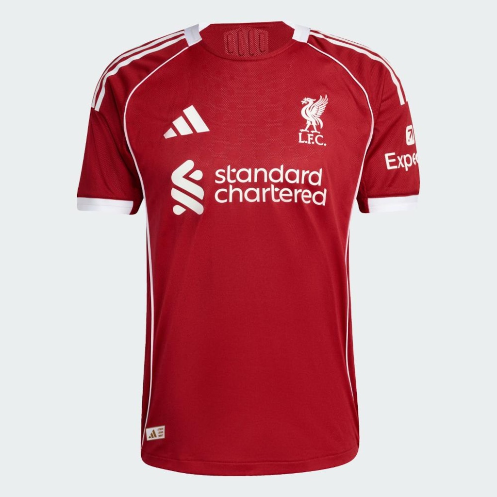 Camisa Liverpool FC I 25/26 Masculina Adidas Authentic | Centauro