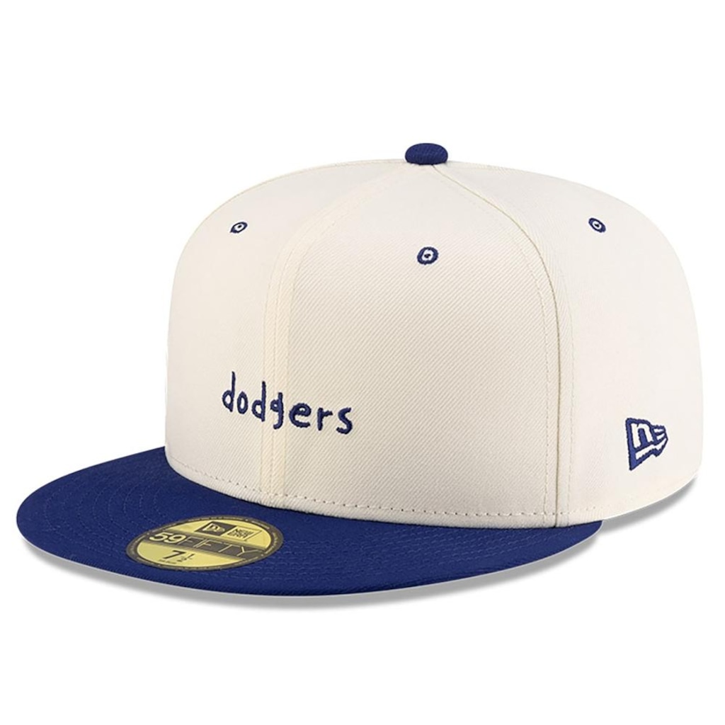 Boné Masculino New Era 59Fifty Fitted Micah Johnson x Los Angeles Dodgers Script MLB