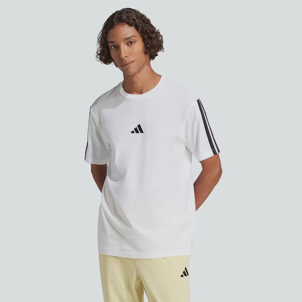 Camiseta adidas ESS 3 Stripes Masculina