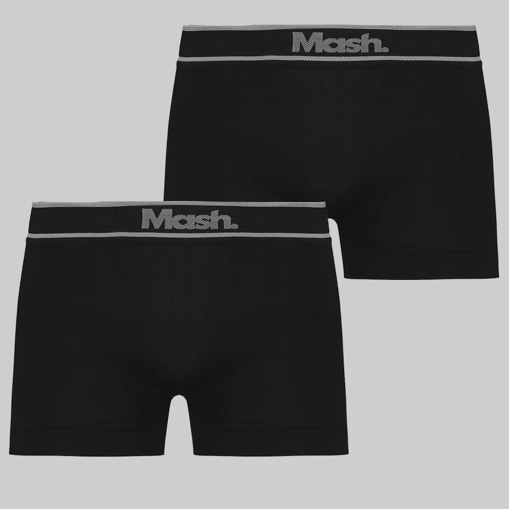 Cueca Boxer Mash Sem Costura - 2 Unidades - Adulto