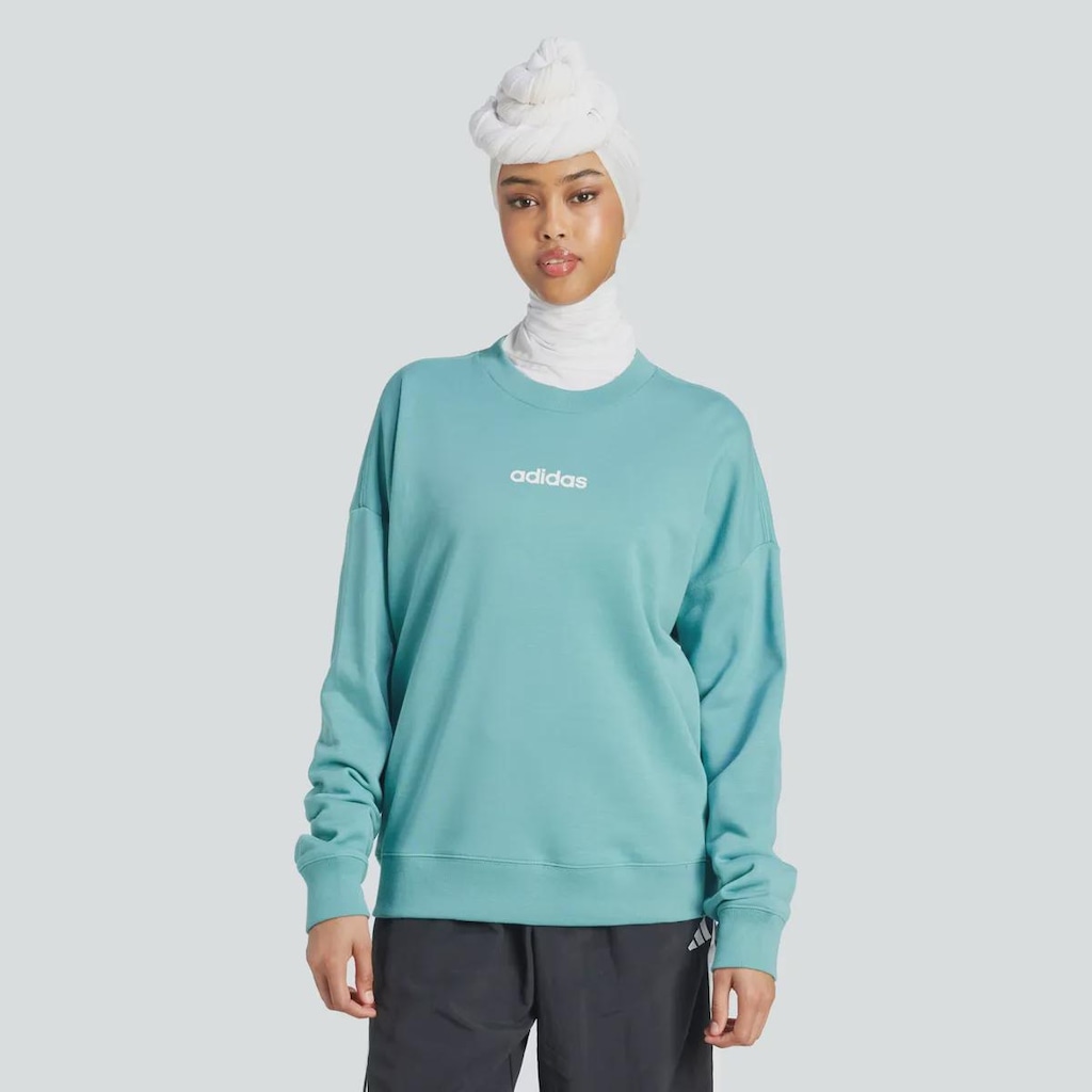 Blusão de Moletom Feminino adidas Essentials SWT