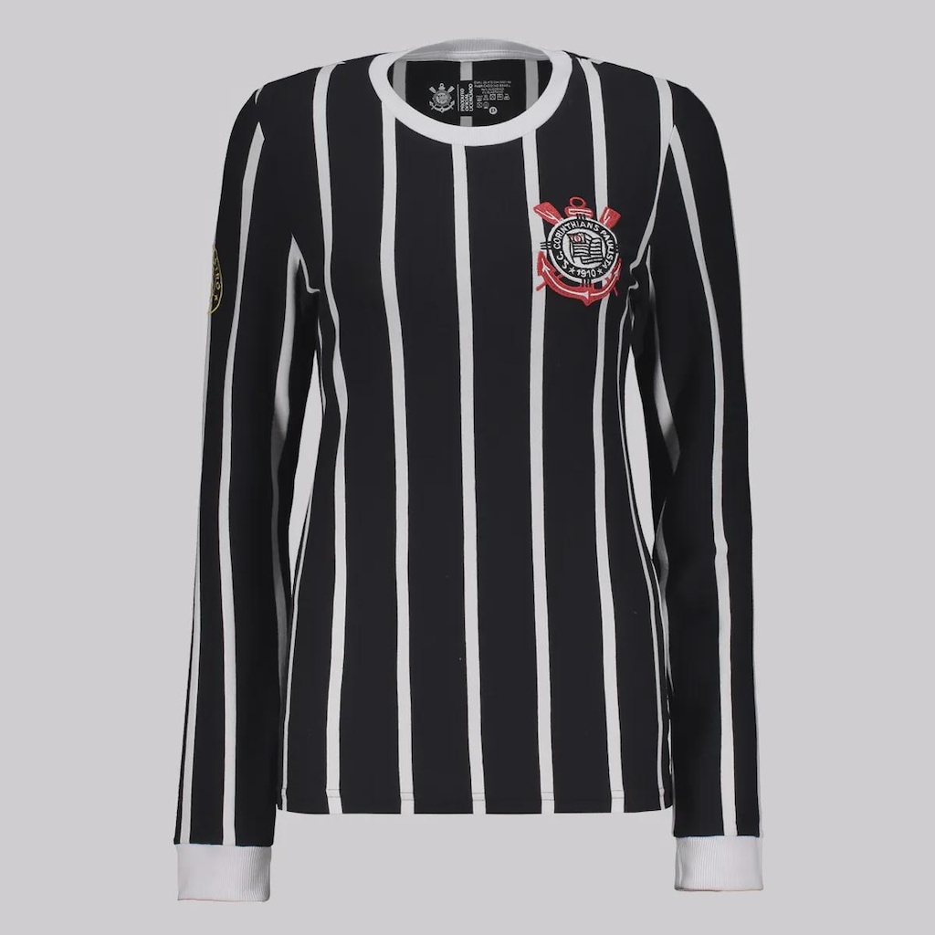Camisa Manga Longa do Corinthians Democracia Feminina