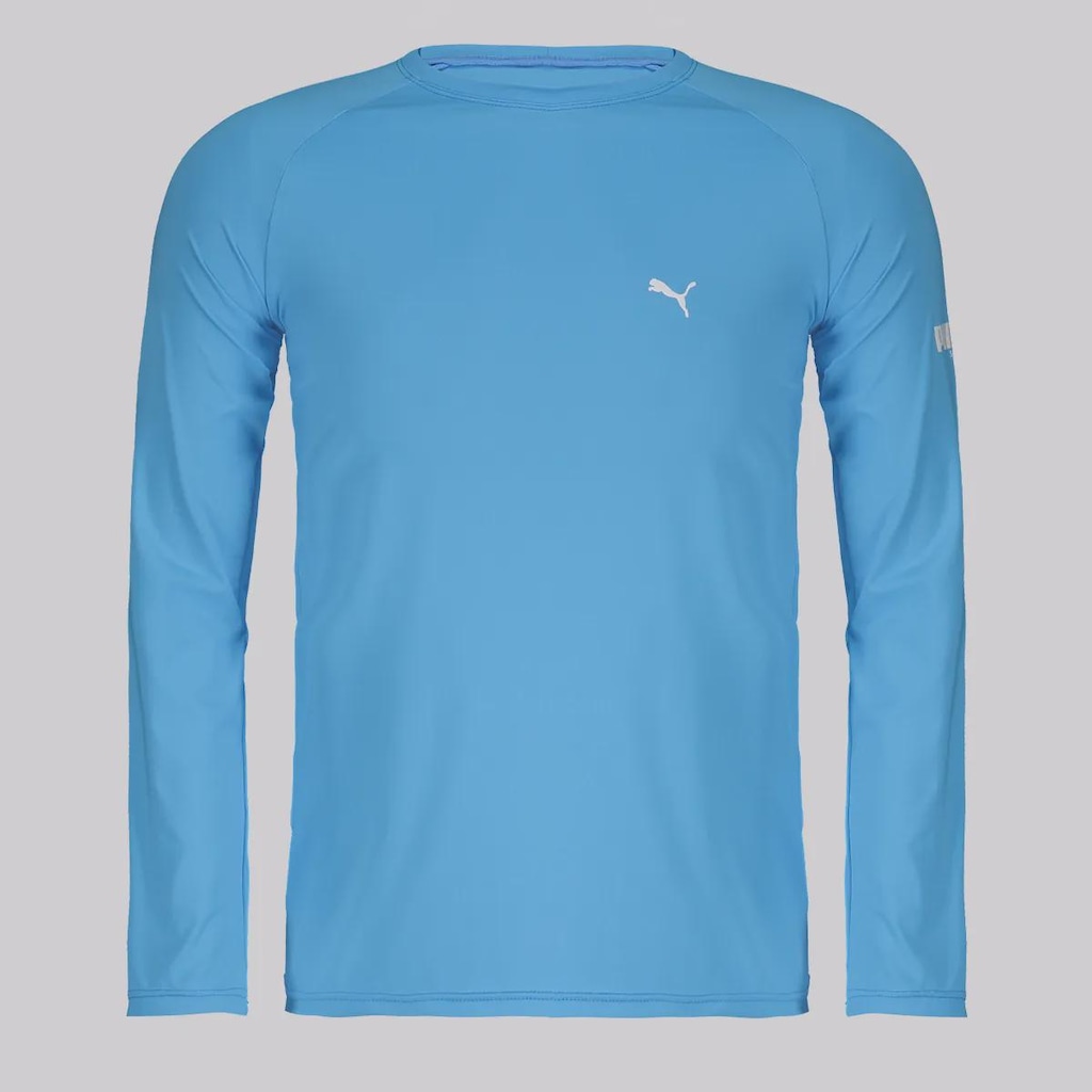 Camiseta Puma Manga Longa UV50+ Infantil