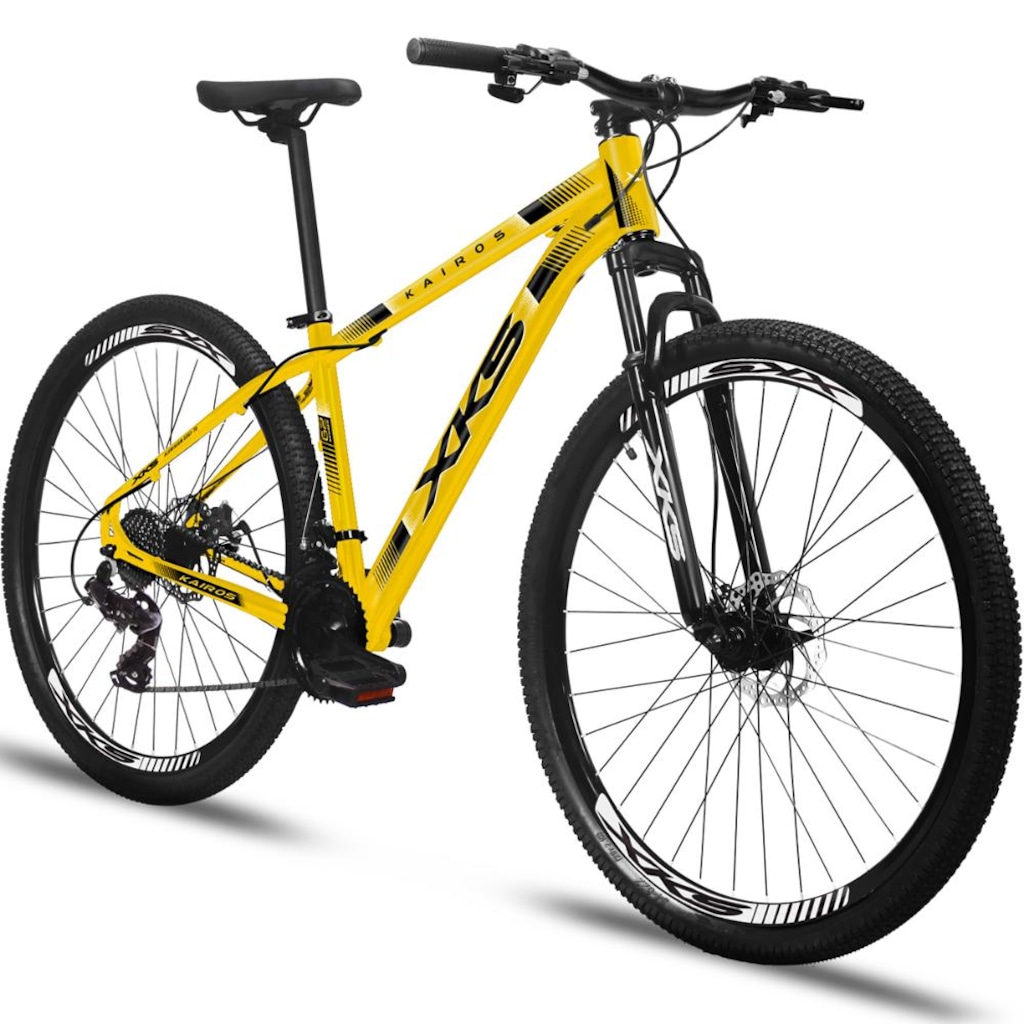 BICICLETA ARO 29 ALUMINIO KAIROS FREIO A DISCO 24 MARCHAS